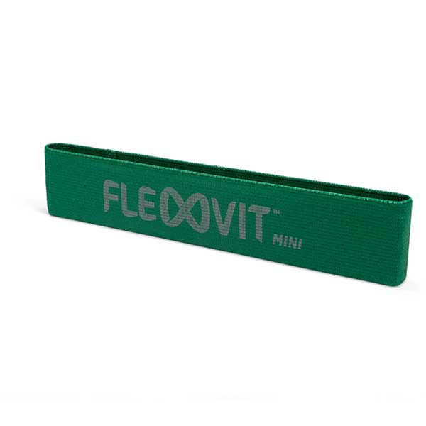 FLEXVIT Retail MINI "FITNESS" Medium Powerband Grøn Elastisk Minibånd Grøn
