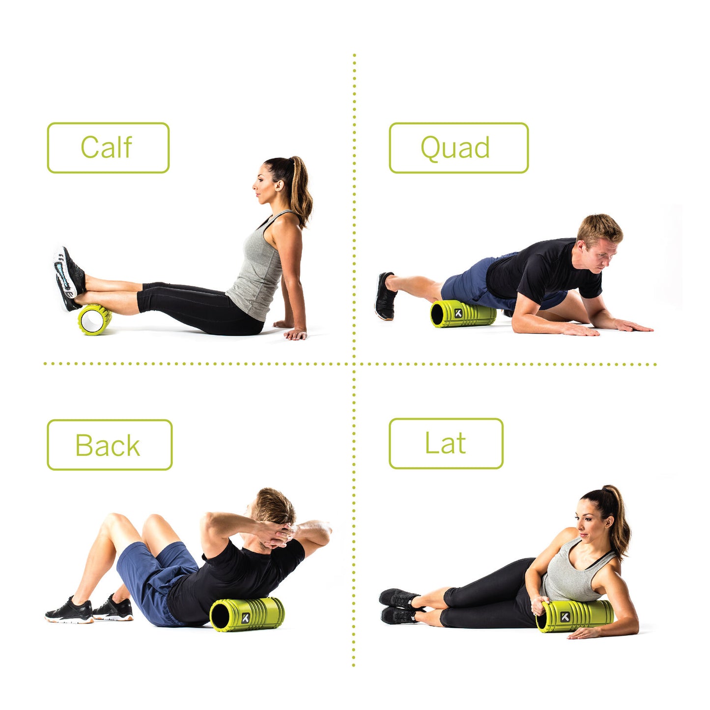 Trigger Point Therapy GRID 1.0 Lime Foamroller Lime