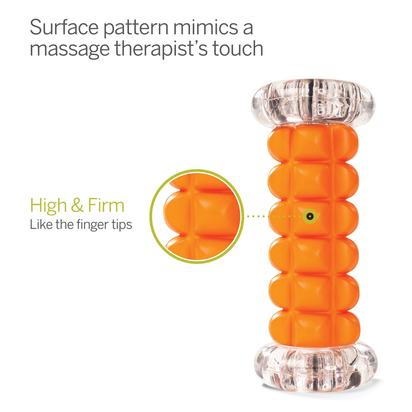 Trigger Point Therapy Nano Fodrulle Massage rulle Orange