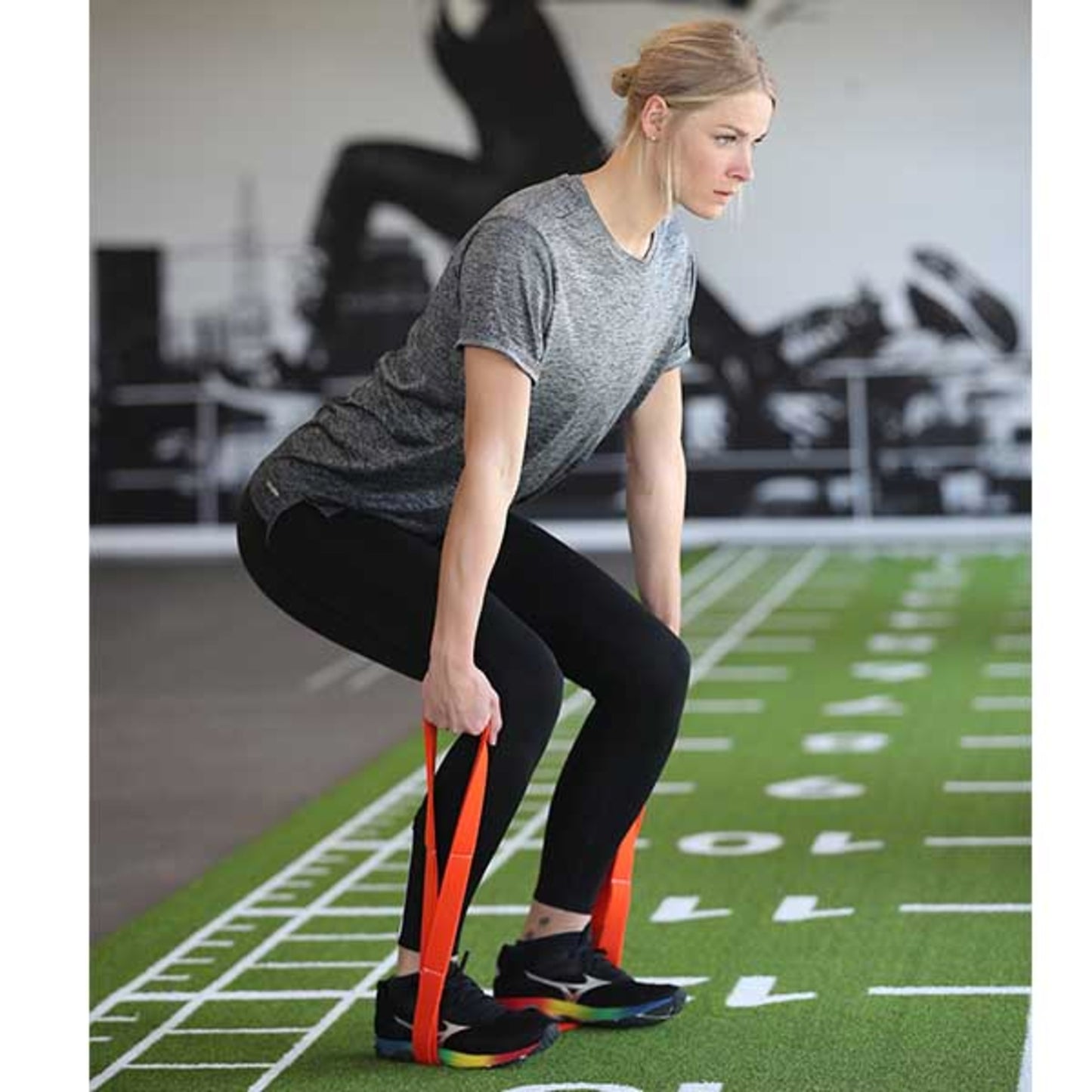 FLEXVIT Retail MULTI "FITNESS" Medium Powerband Grønne Elastikbånd til træning Grøn
