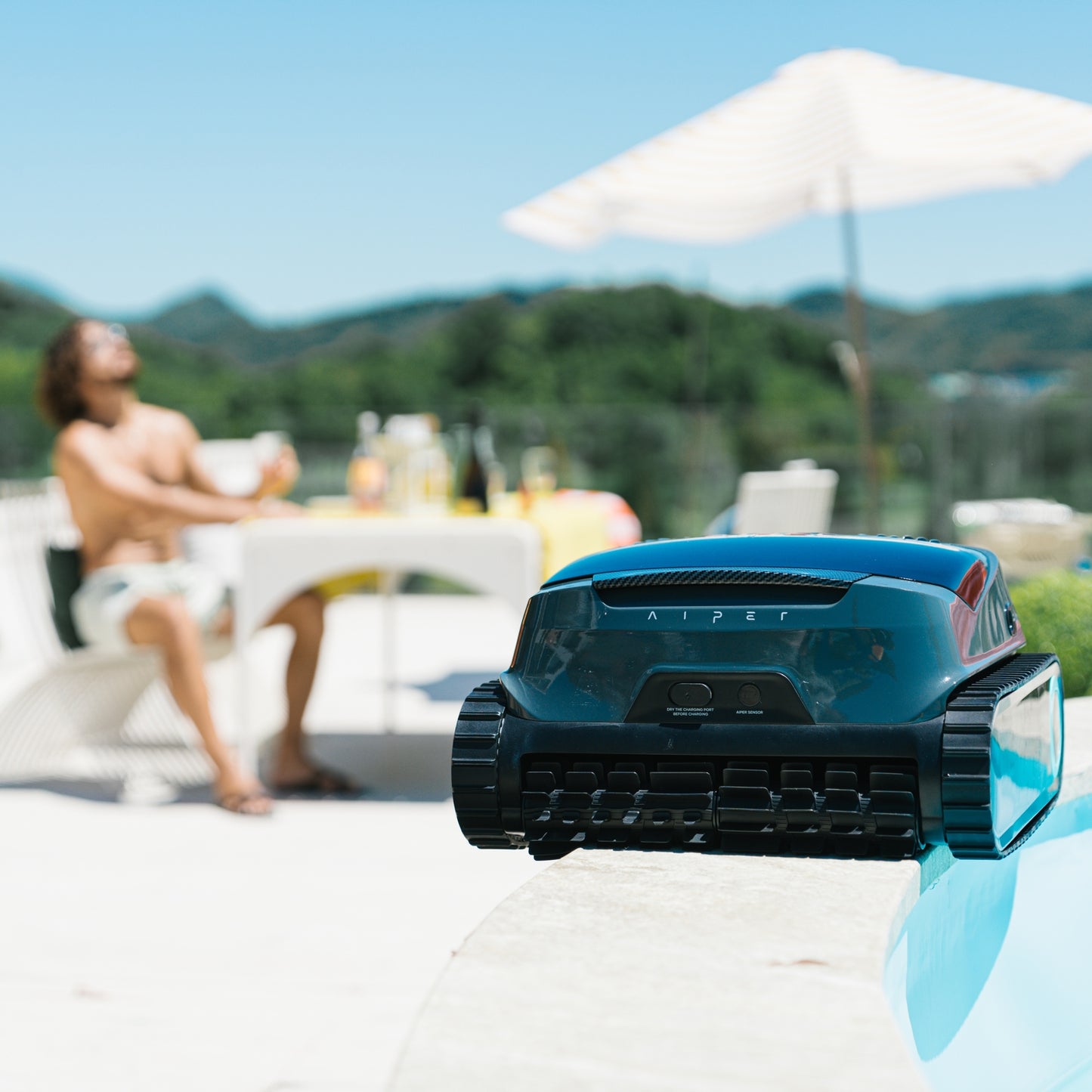 Aiper Scuba X1 Pro Trådløs poolrenser Sort
