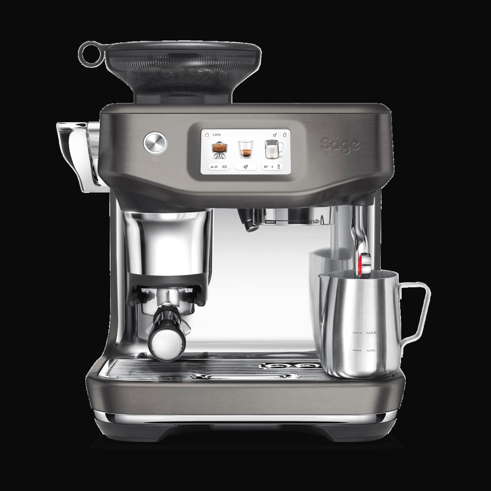 Sage SES 881 BST Espressomaskine Sort stål