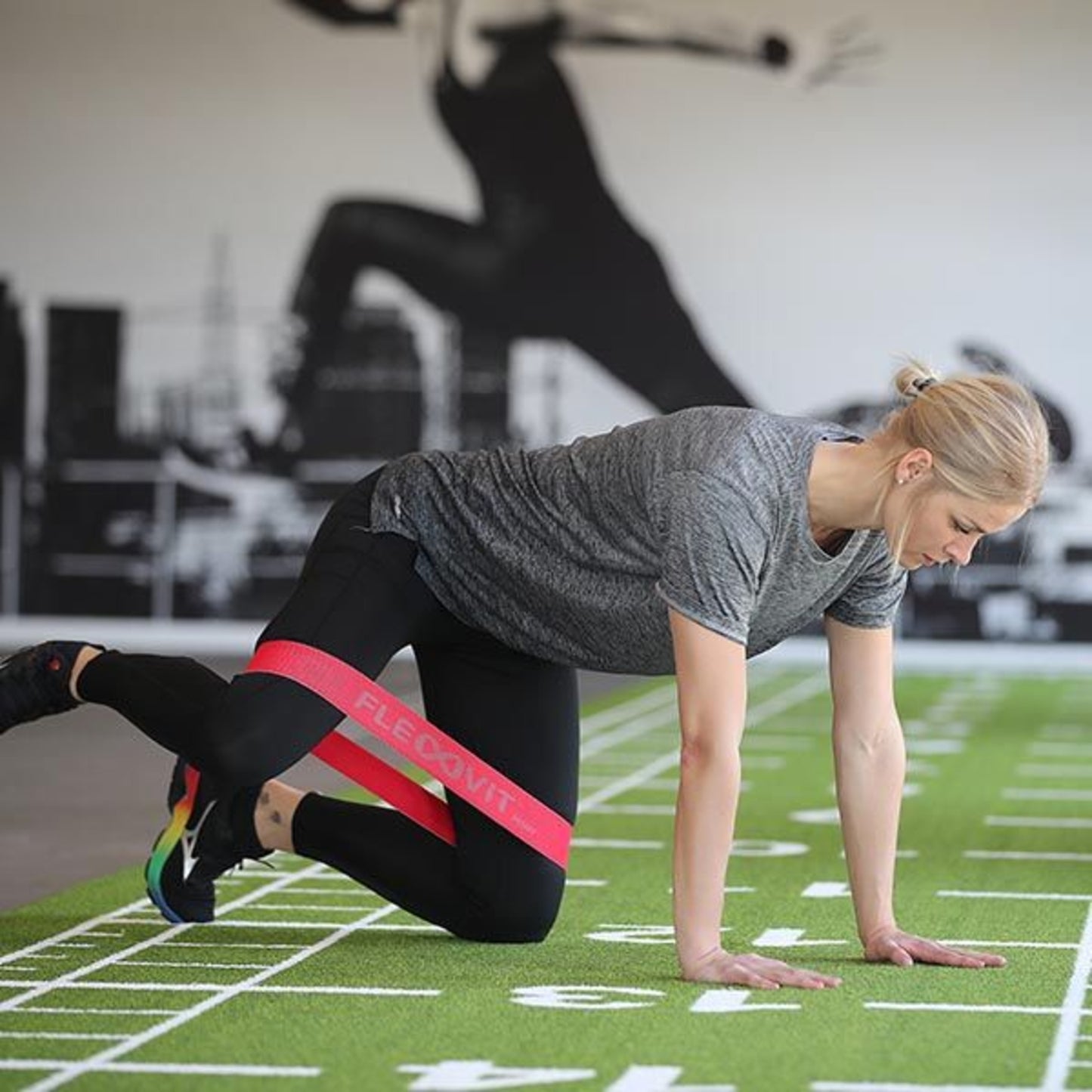 FLEXVIT Retail MINI "PREHAB" Let Powerband Rød Elastisk Minibånd Rød