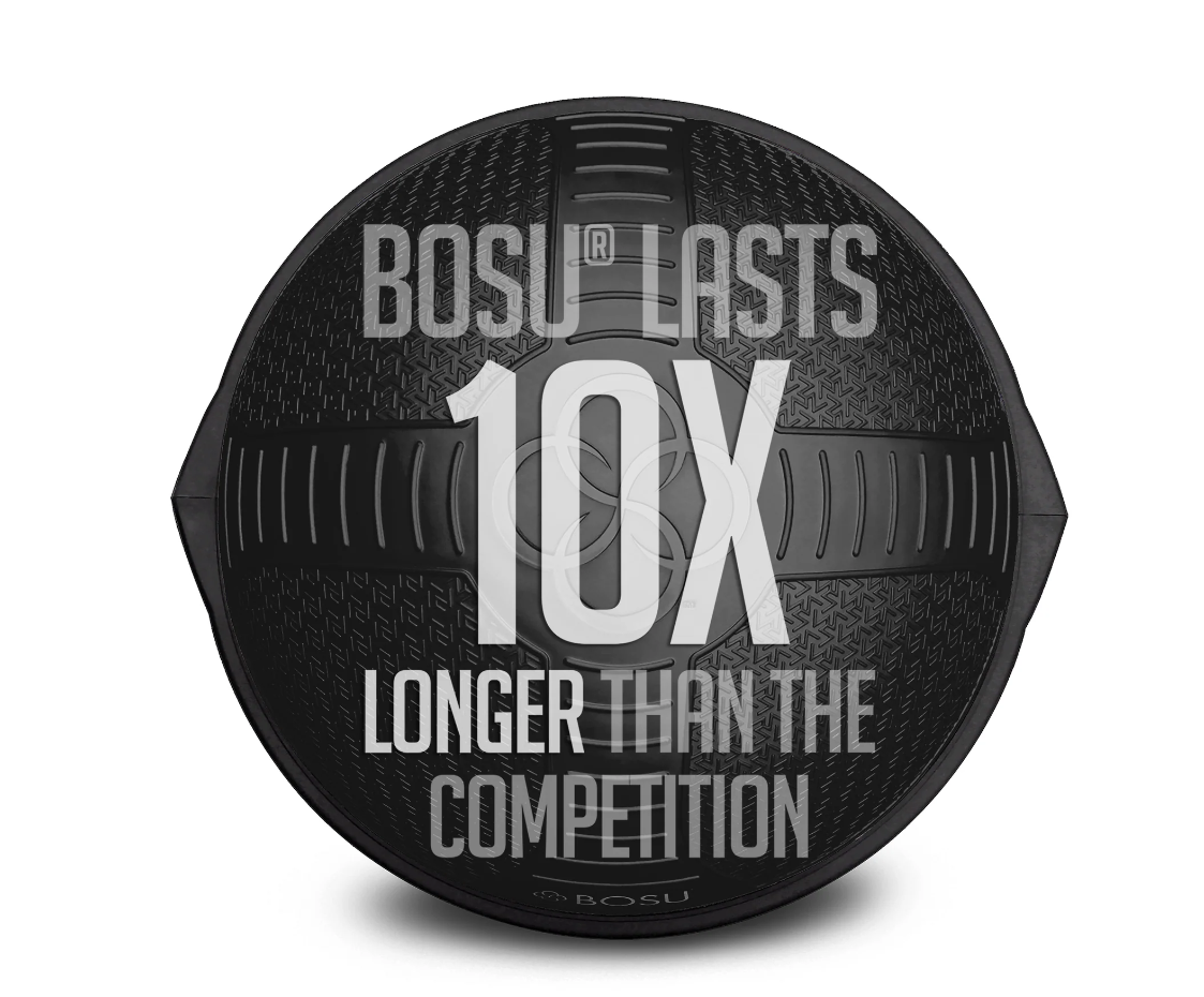 BOSU PRO NEXGEN SORT PÅ SORT 65 cm Balance træner Sort