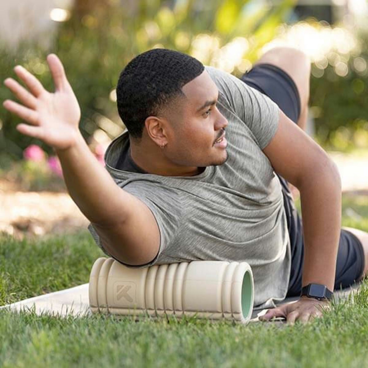Trigger Point Therapy GRID Eco Foamroller Off White