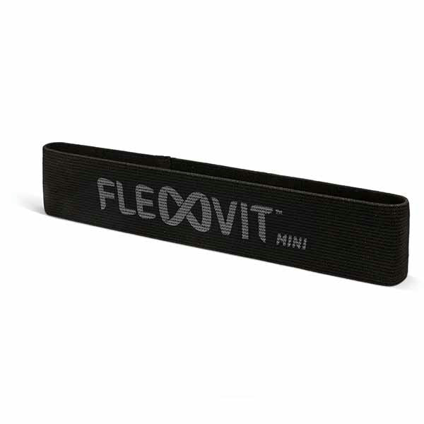 FLEXVIT Retail MINI "ELITE"Xheavy Powerband Sort Elastisk Mini bånd Sort