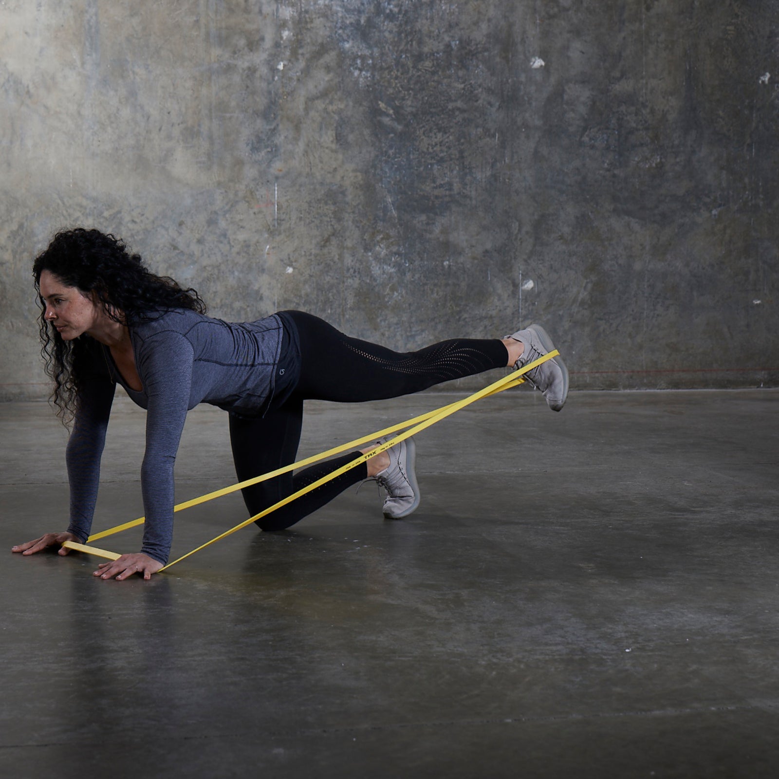 TRX Elastic Resistance Bands, 11-23 kg, X-Light Powerband Yellow