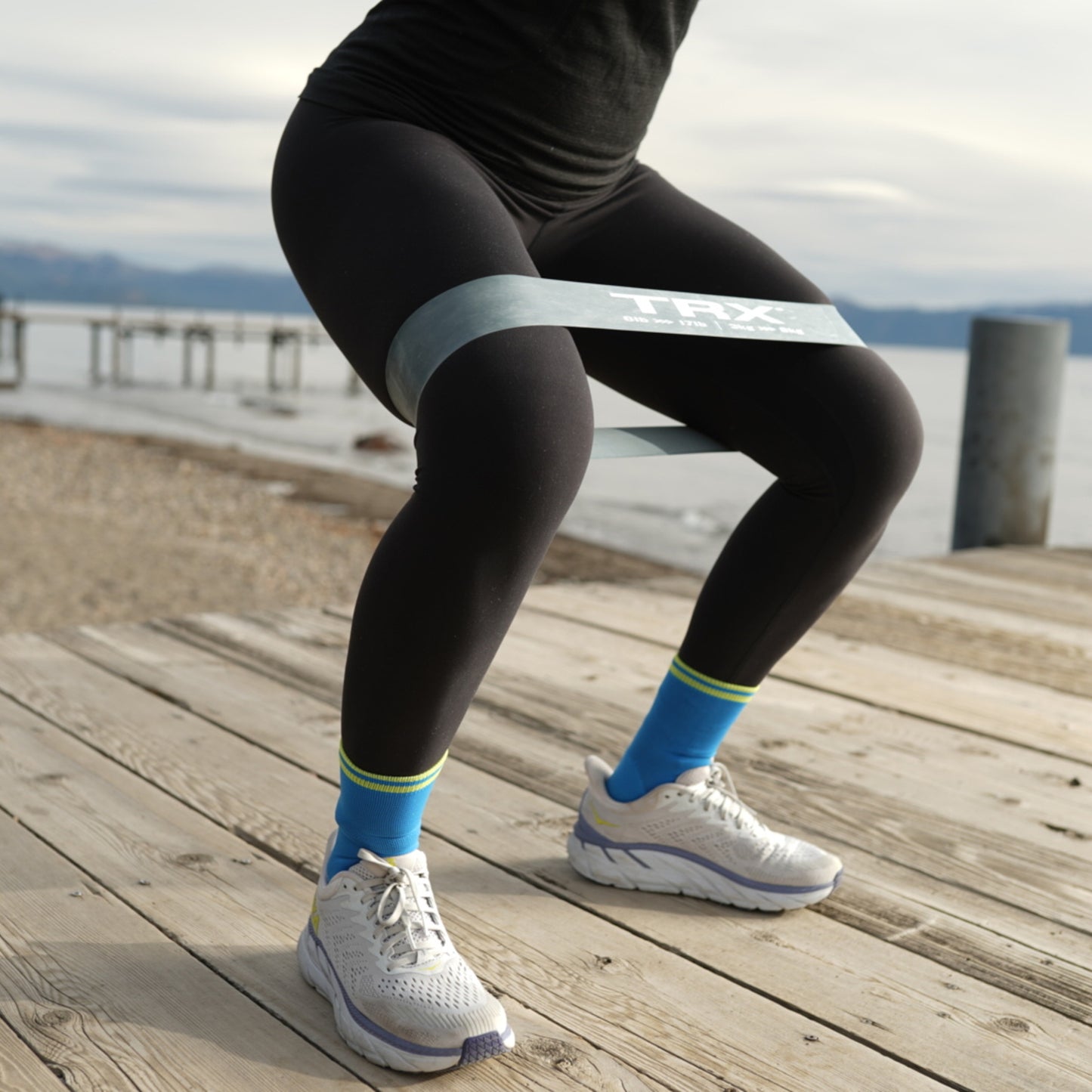 TRX Mini Bands sæt med 4 stk. Elastisk Mini bånd Sort