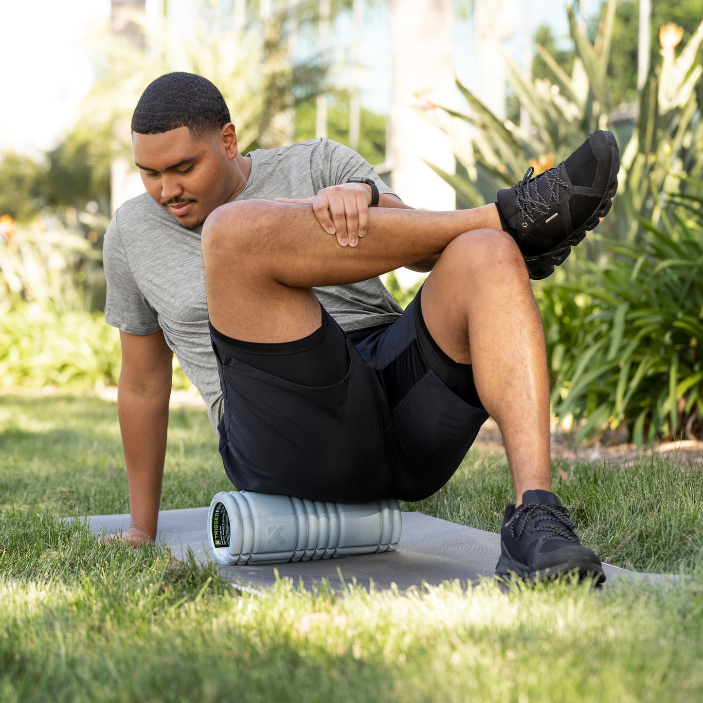 Trigger Point Therapy GRID Genanvendt Foamroller Grå