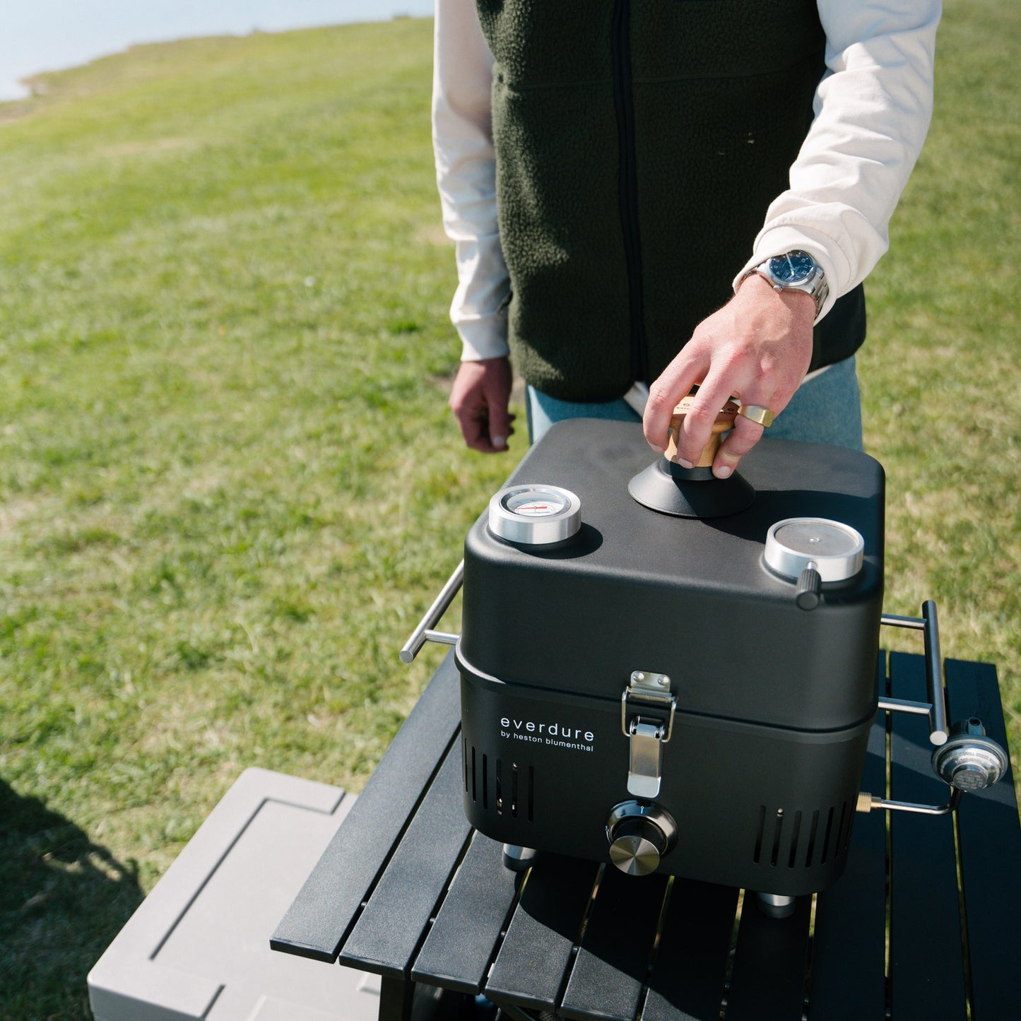 Everdure Cube Proflame 360 Gasgrill Sort