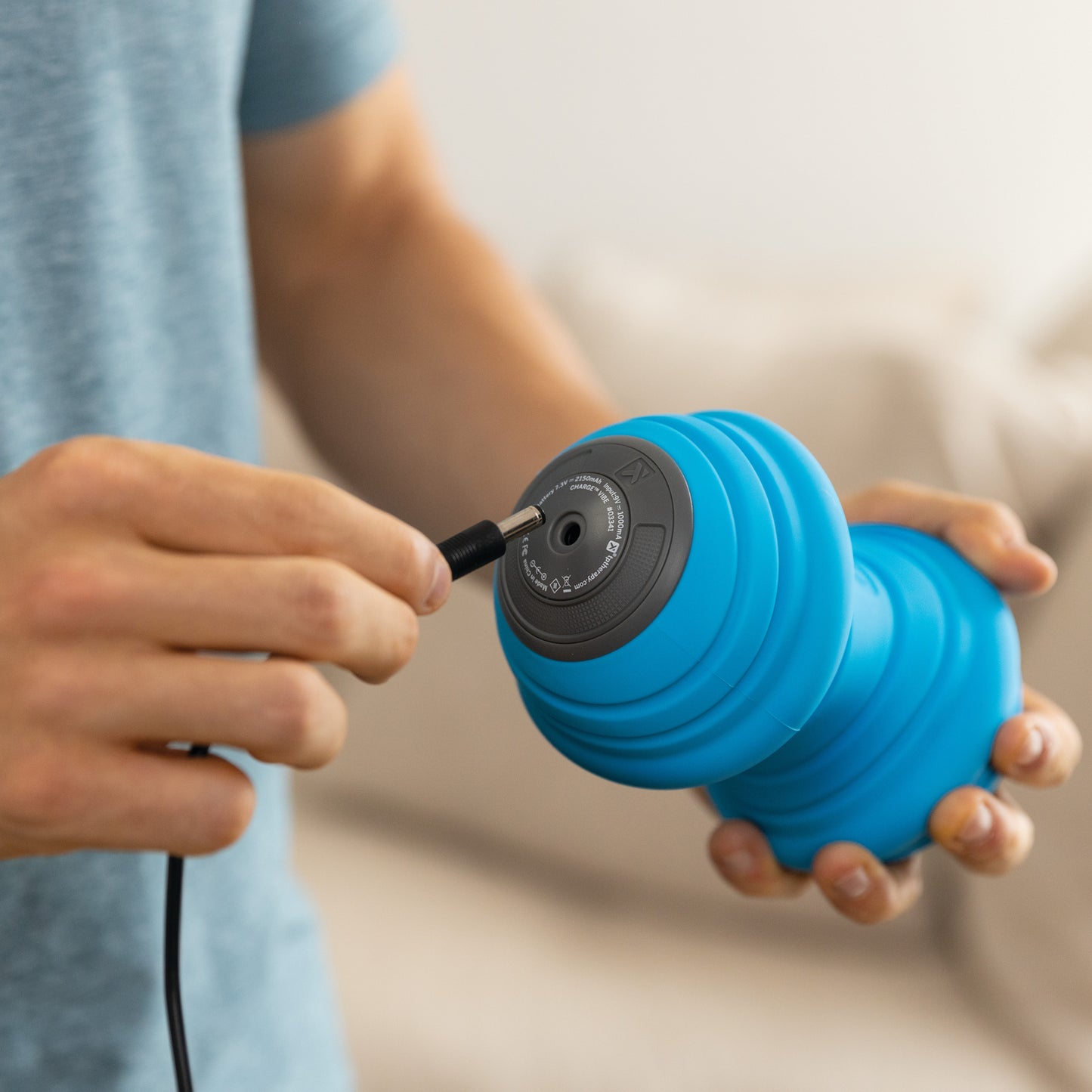 Trigger Point Therapy Charge Vibe Vibration Blå