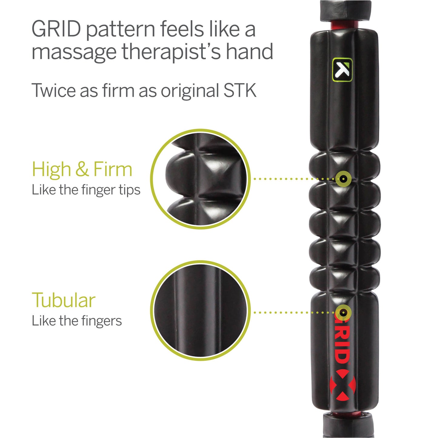 Trigger Point Therapy GRID STK X Massagerulle Sort