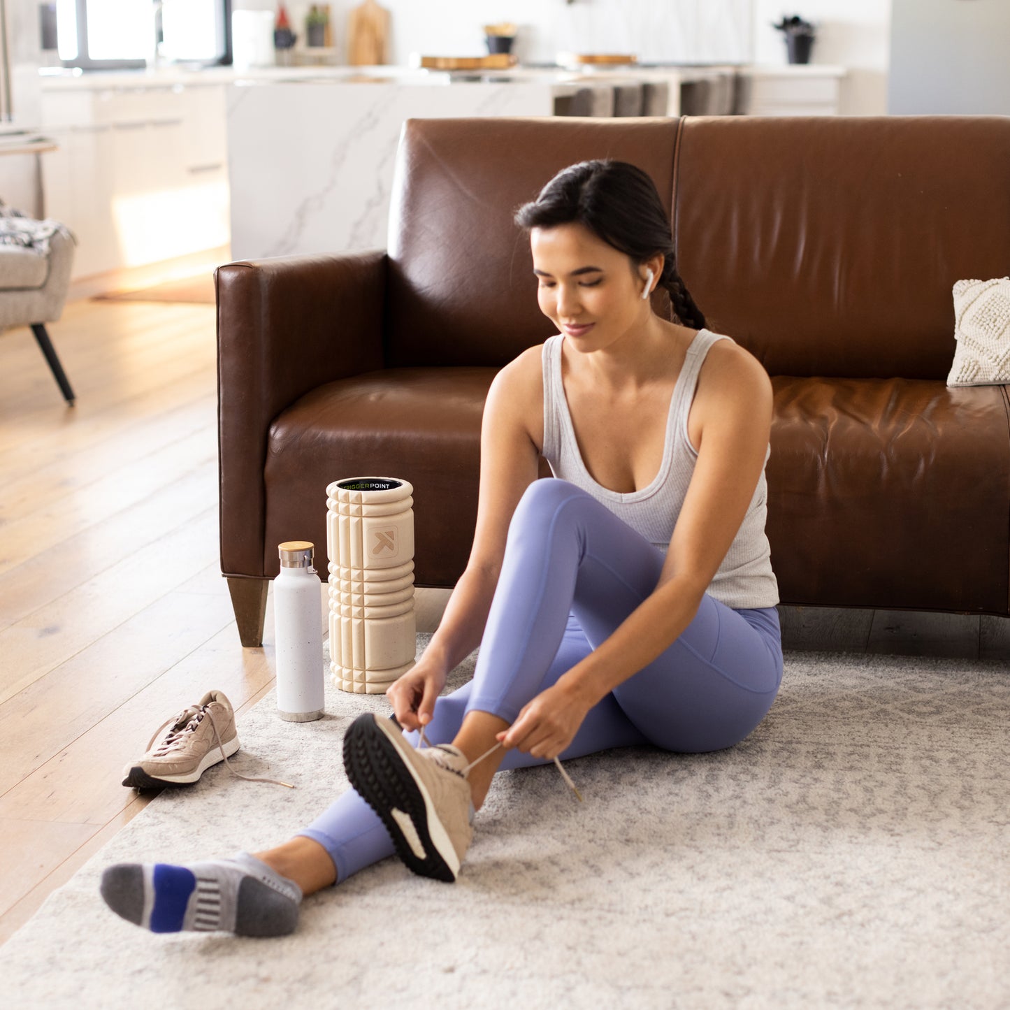 Trigger Point Therapy GRID Eco Foamroller Off White