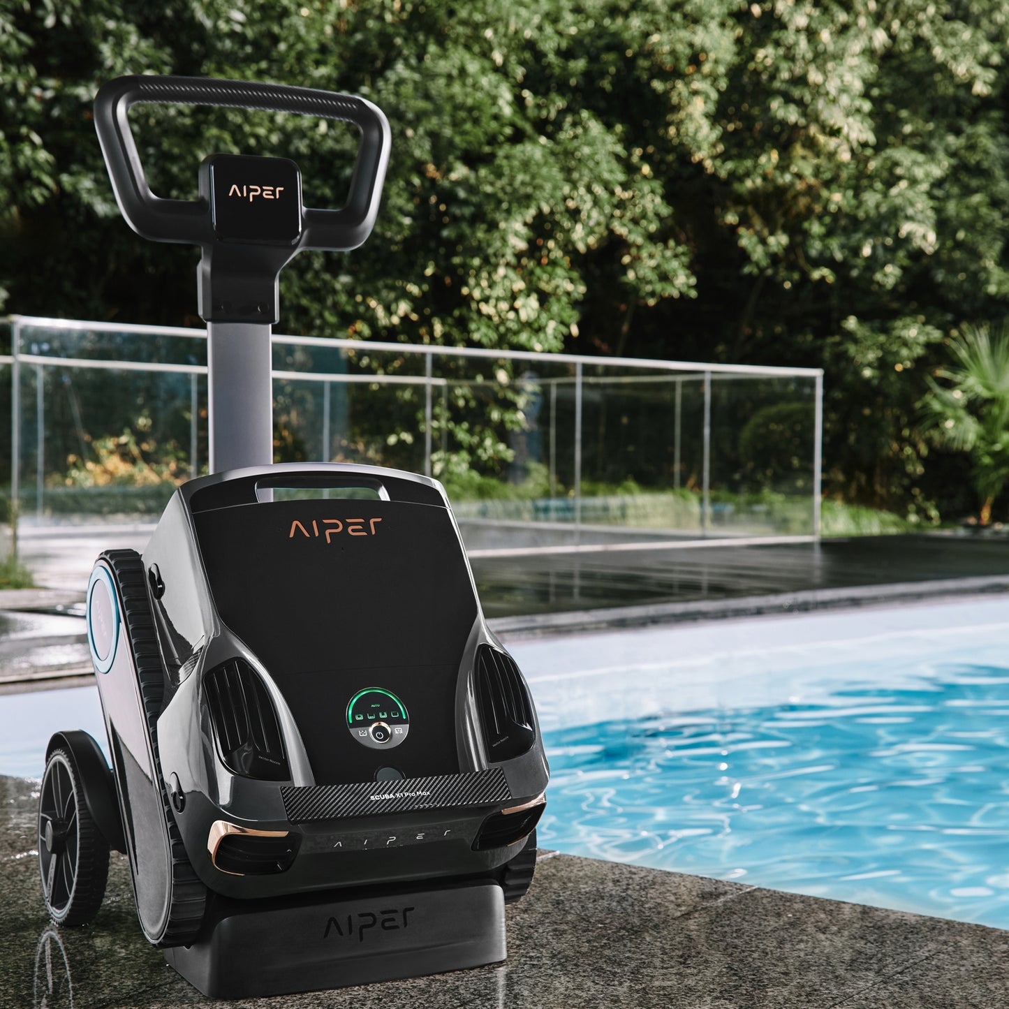 Aiper Scuba X1 Pro MAX Ledningsfri poolrenser Sort