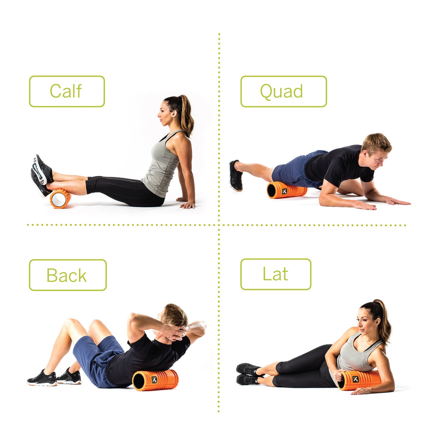 Trigger Point Therapy GRID 1.0 Orange Foamroller Orange
