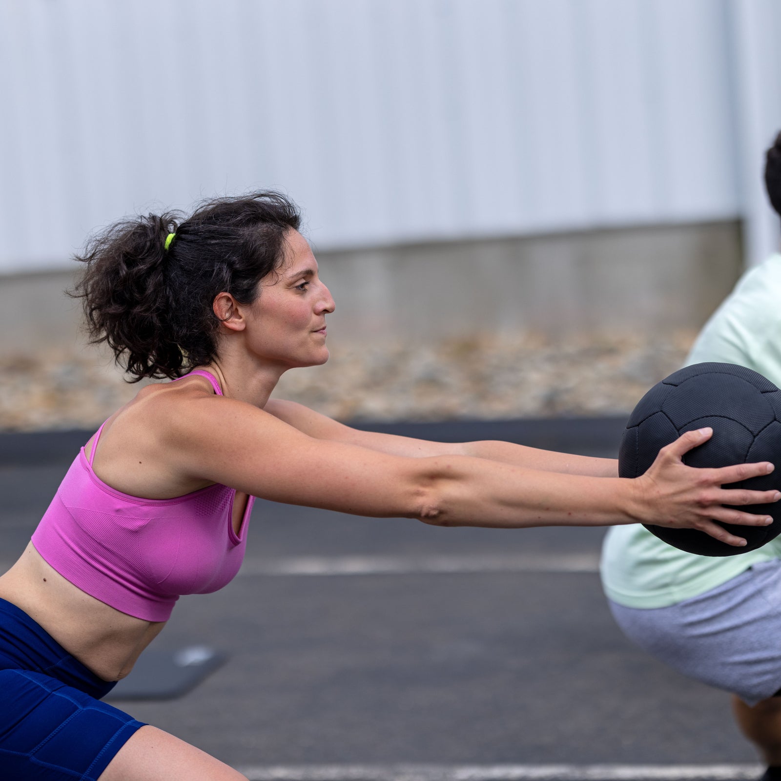 TRX HexGrip, 25 cm, 12 kg Medicine ball Black