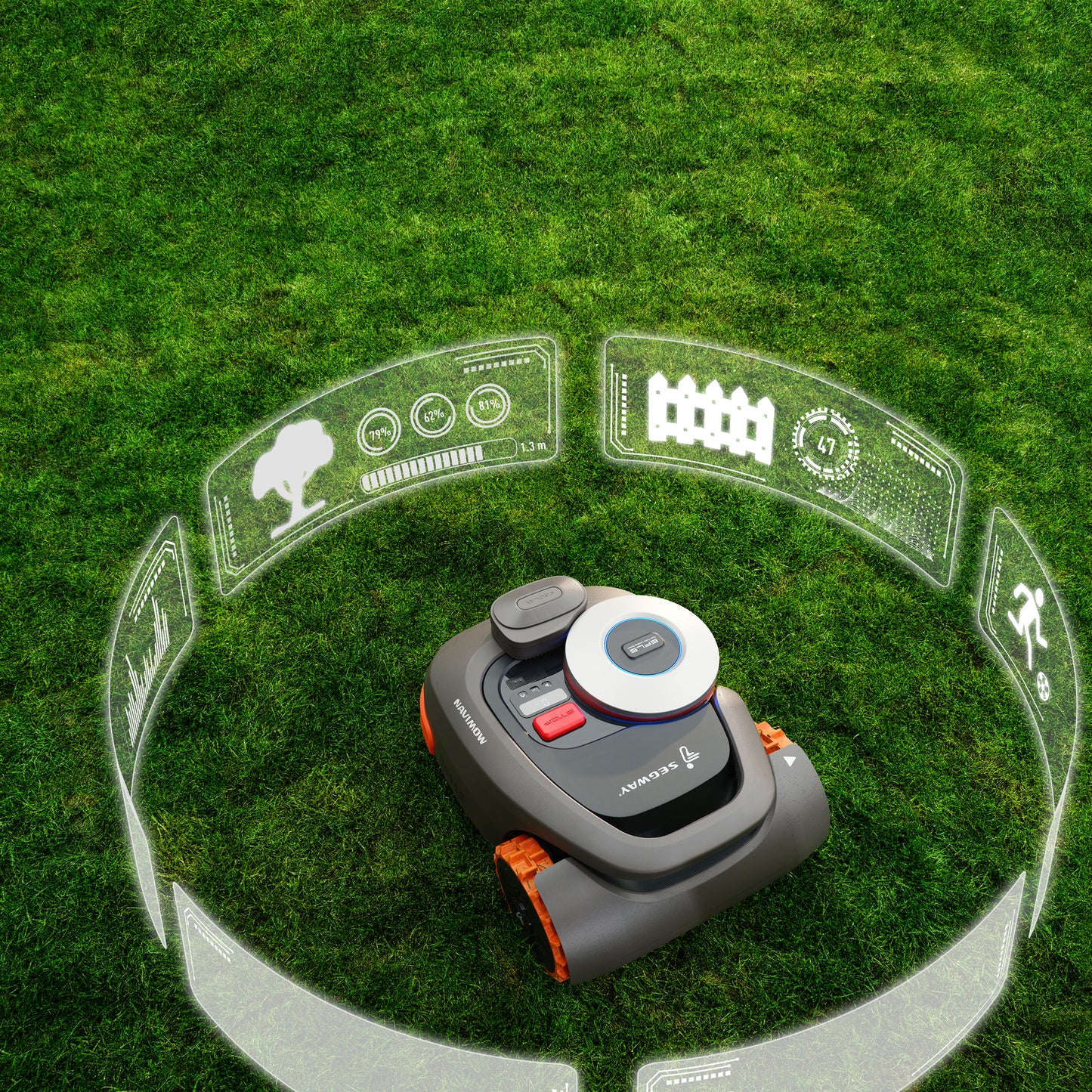Segway Navimow Visionfence Kamera Grå