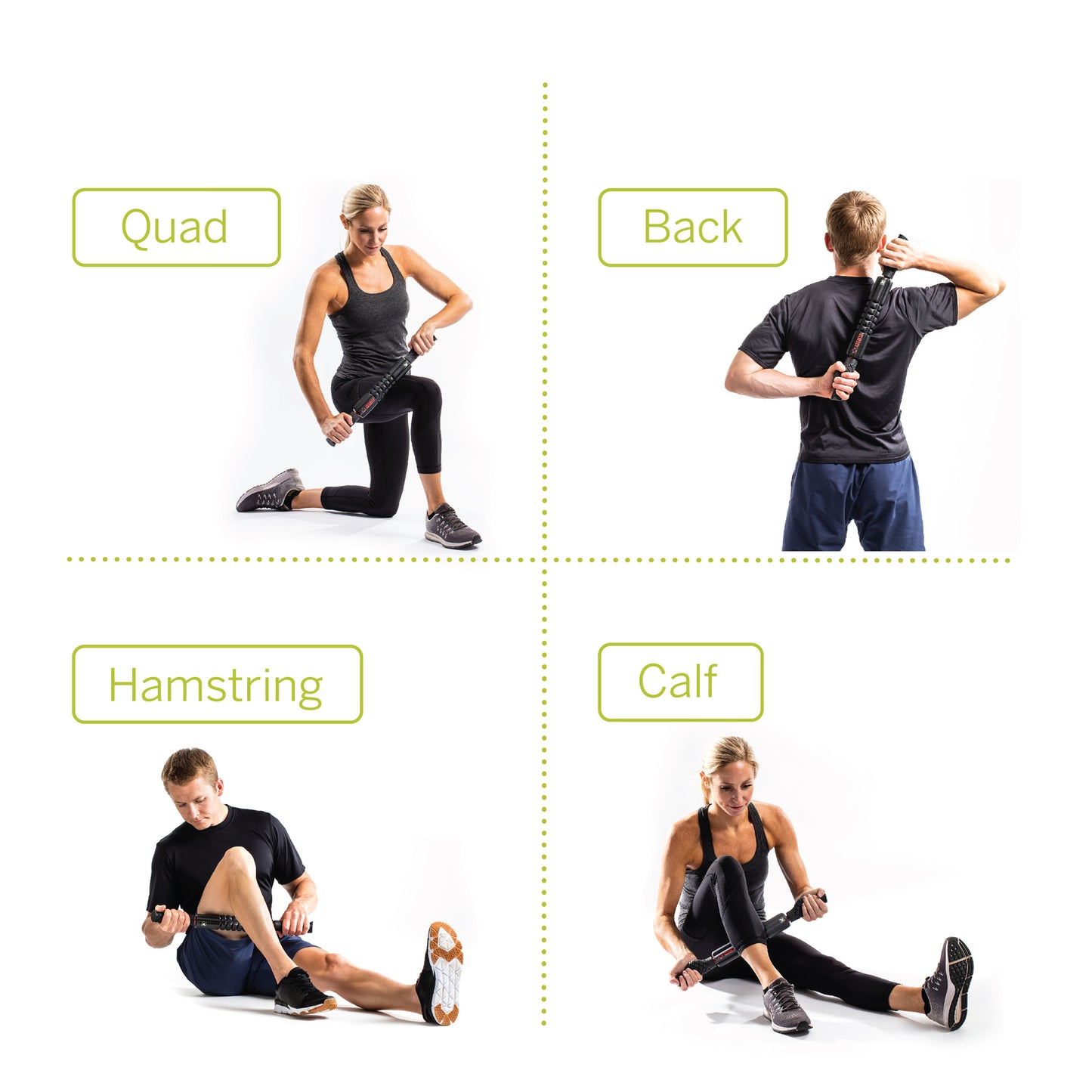 Trigger Point Therapy GRID STK X Massagerulle Sort