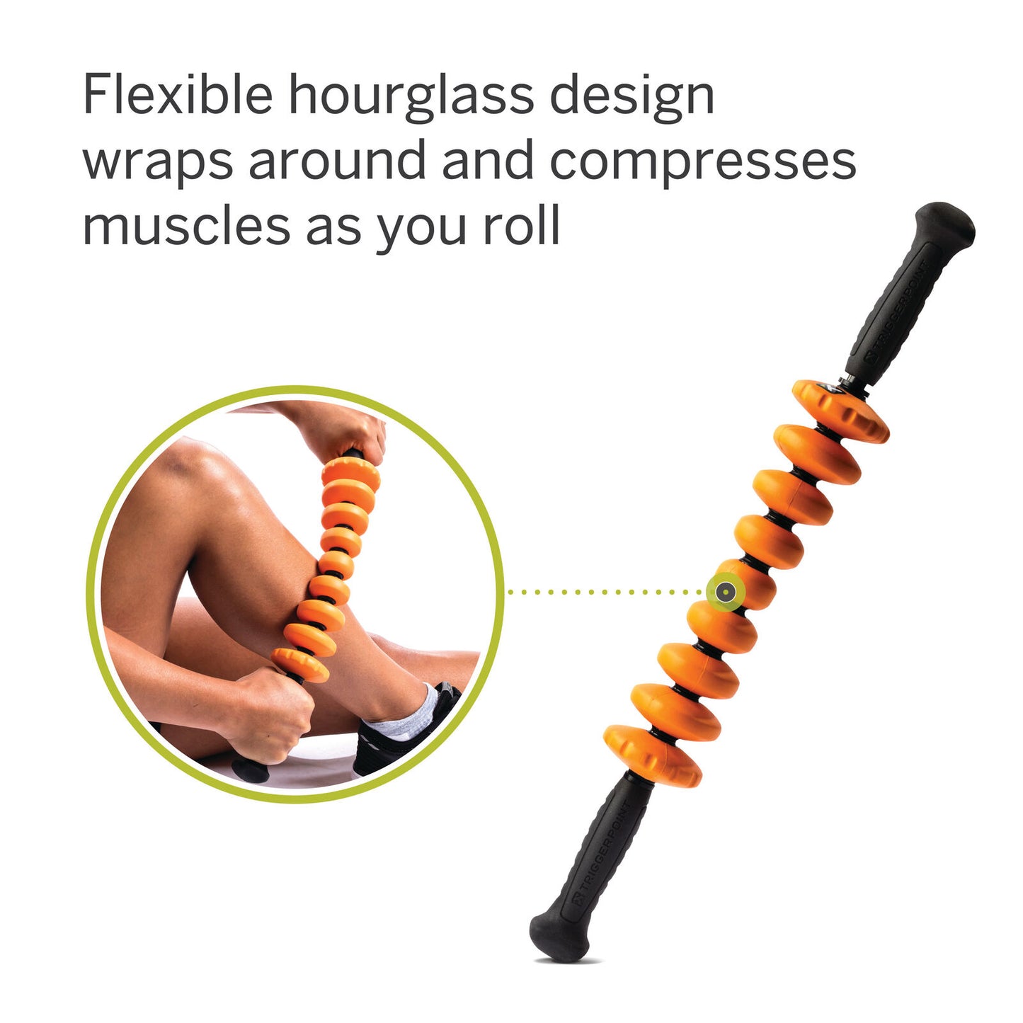 Trigger Point Therapy STK Contour Massage rulle Orange