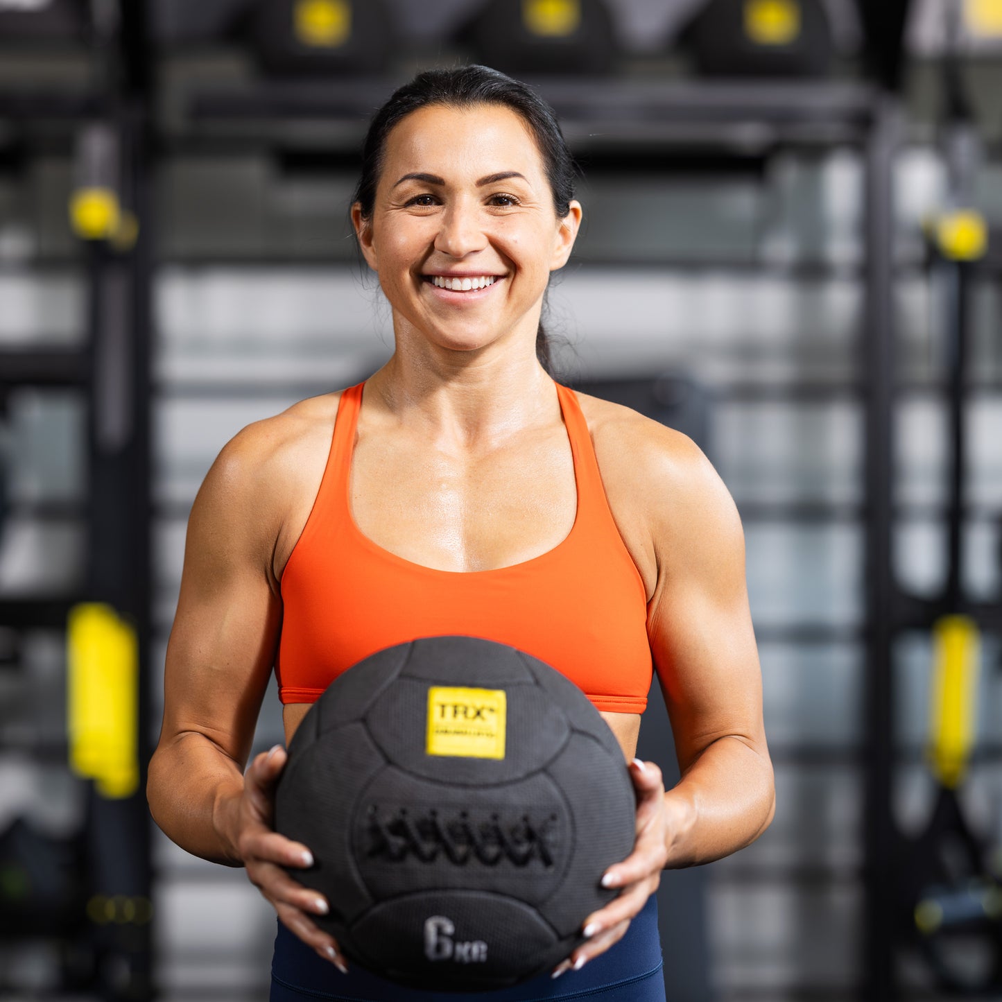 TRX Medicine Ball Duraballistic, 25 cm, 4 kg Medicine ball Black