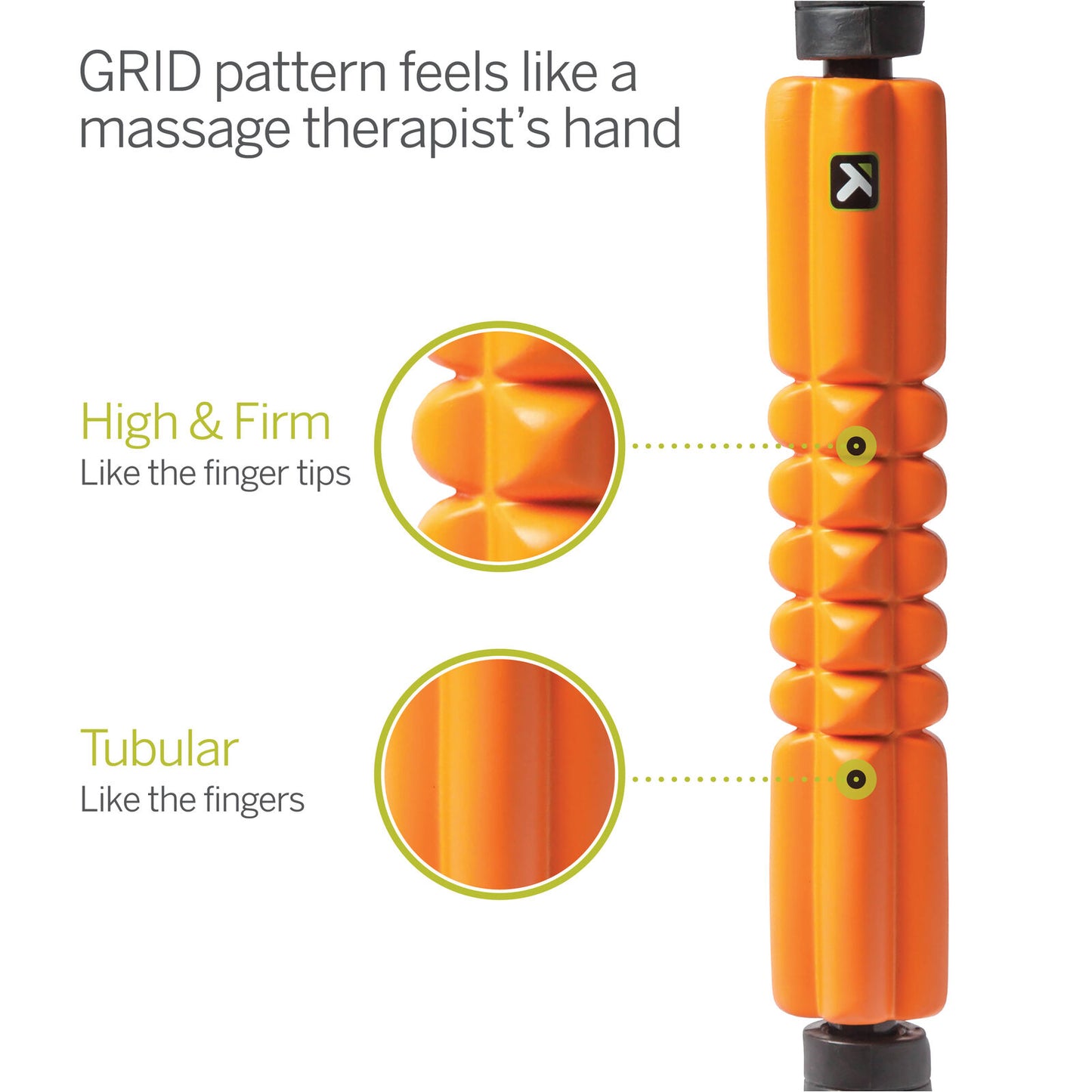 Trigger Point Therapy GRID STK Massagerulle Orange