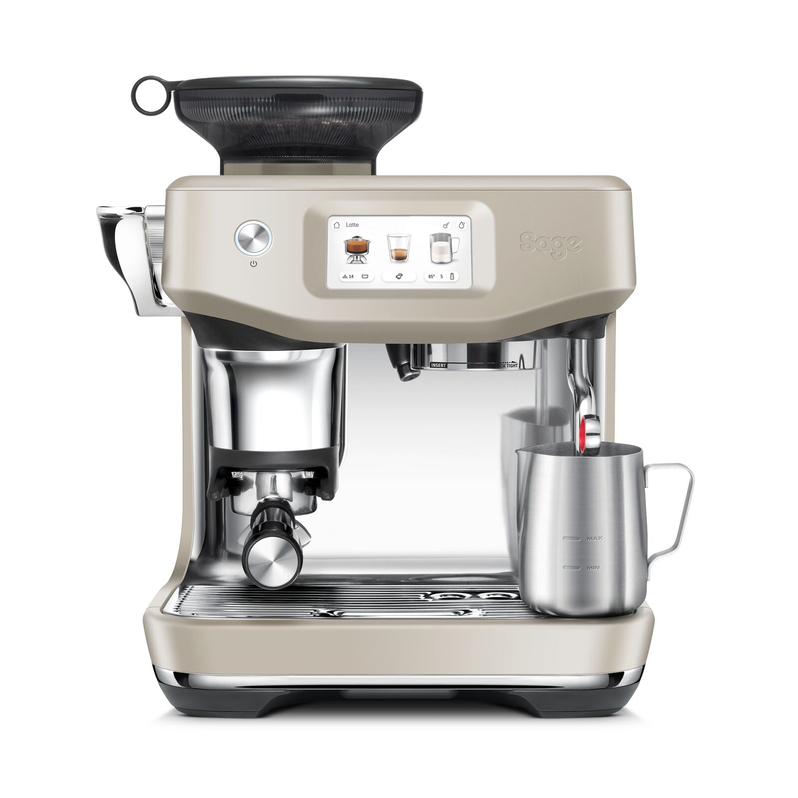 Sage SES 882 ALM Barista Touch Impress Cold espressomaskine Mandel Nougat