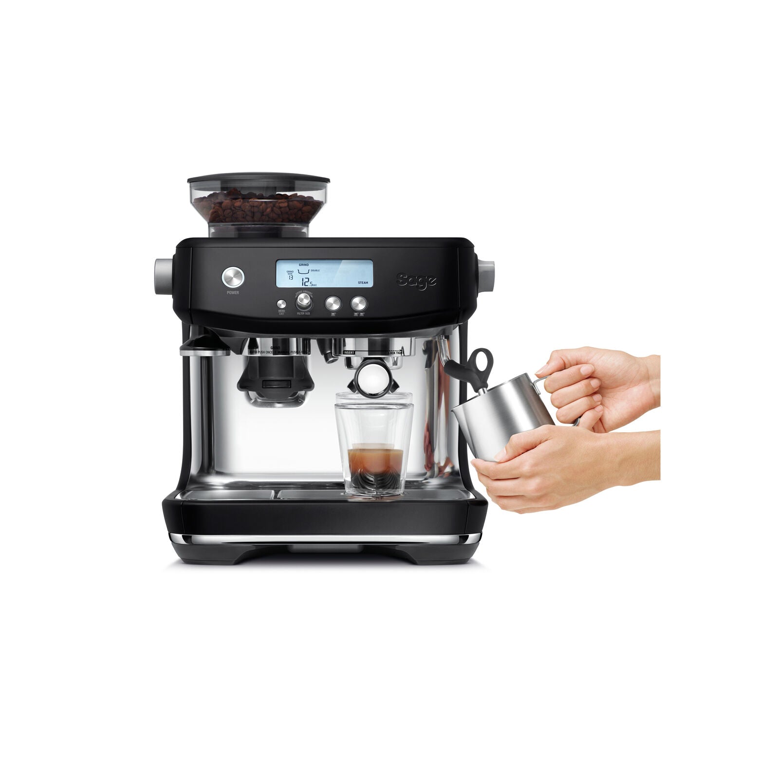 Sage SES 878 BTR Espressomaskine Sort Trøffel