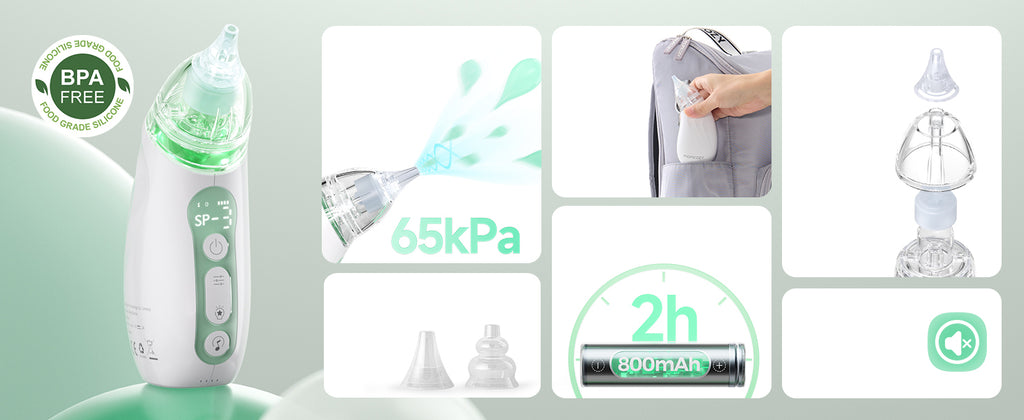 Momcozy Pitkäkestoinen nenäimuri