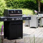 Outdoorchef BBQ STATION HEAT X-345 30MBAR Gas BBQ Black