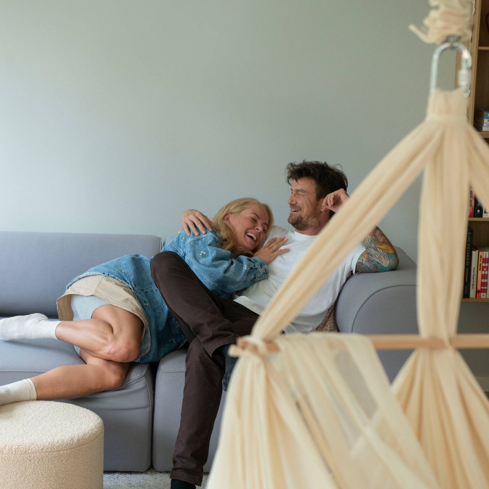 Membantu Premium Ekologisk Tvillinghängmatta Nature