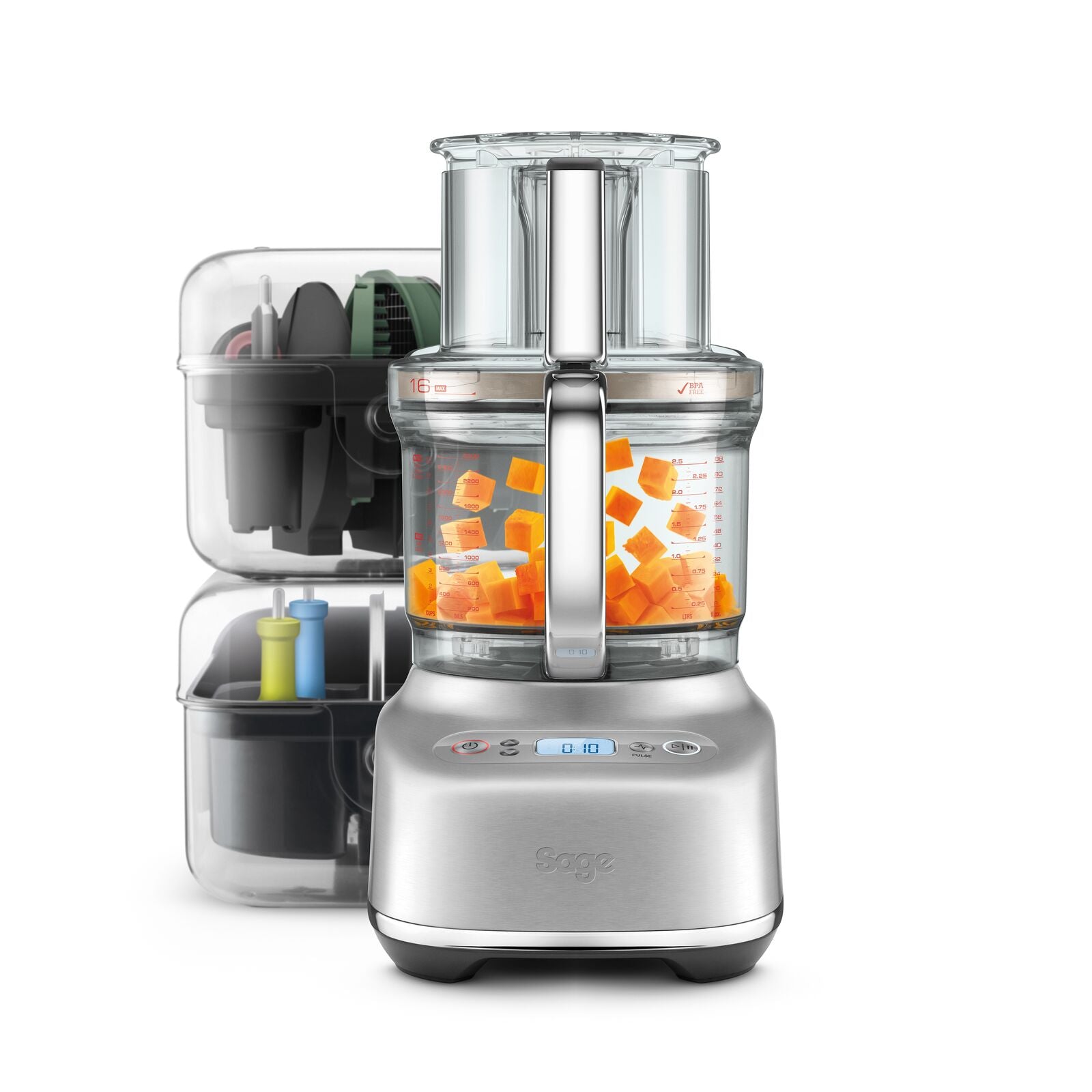 Sage SFP 838 BSS Food processor Brushed Stainless Steel