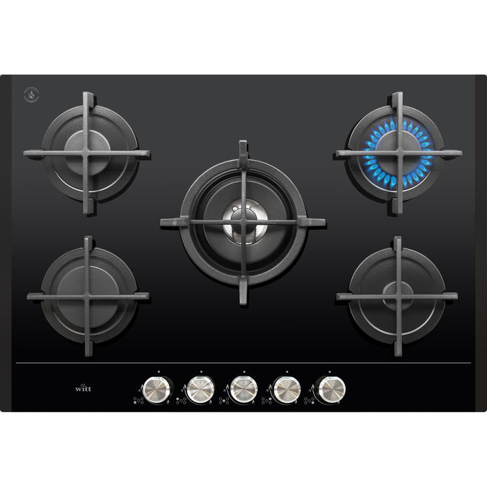 Witt WGH 755 GOG Gas hob Black