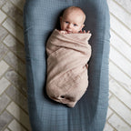 By KlipKlap Swaddle Old Rose