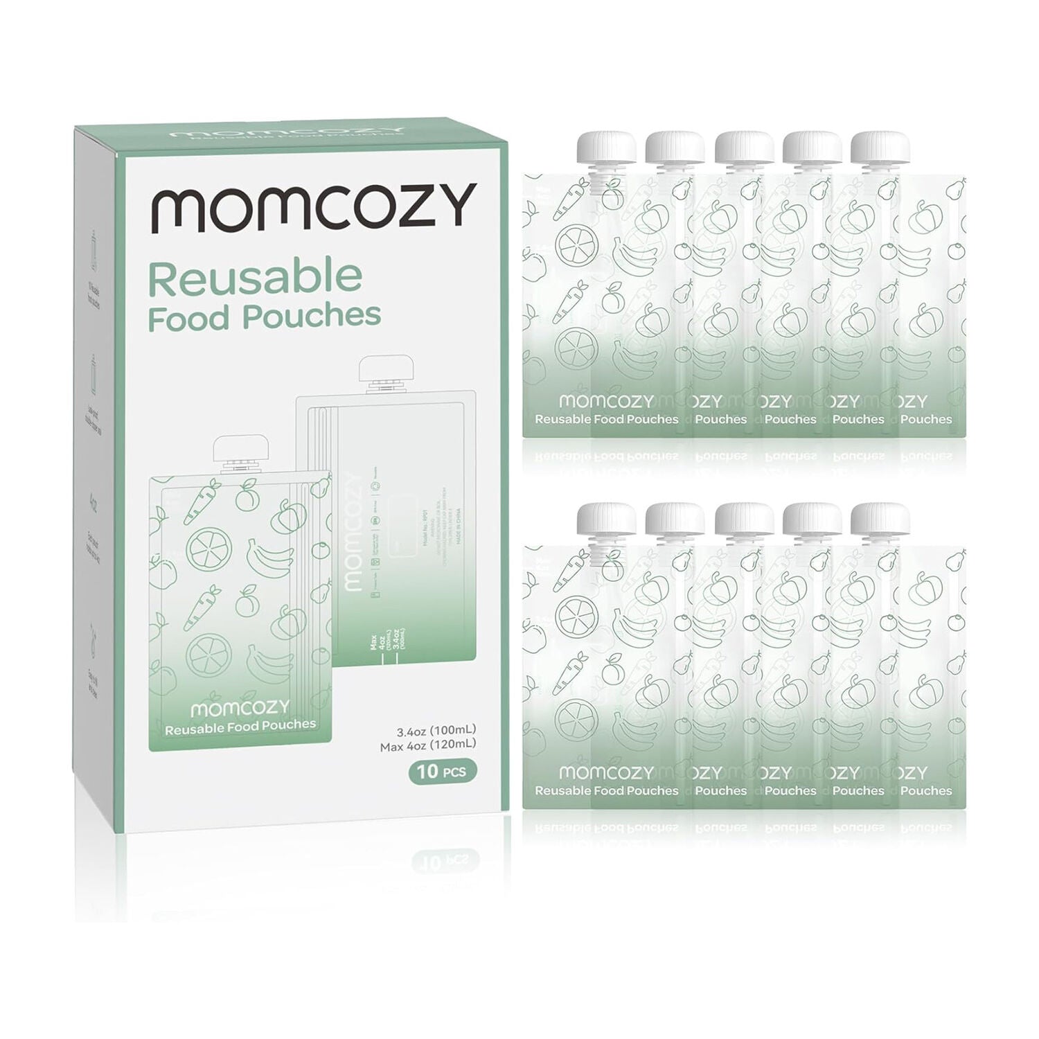 Momcozy 100ML 10STK Poser Babymadmaskine