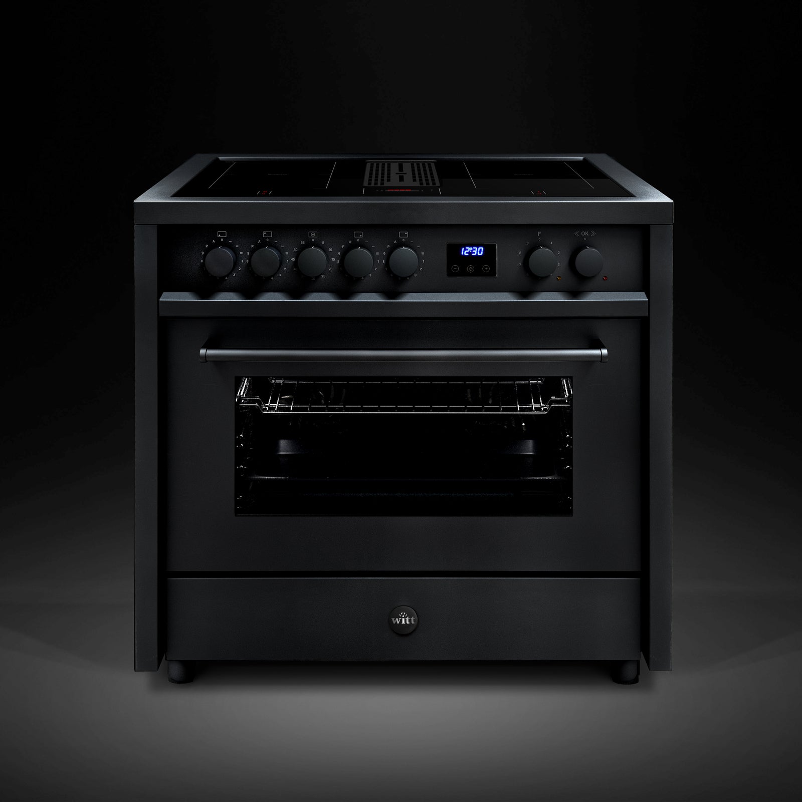 Witt Embrace 90 Hood MB Induction cooker Black