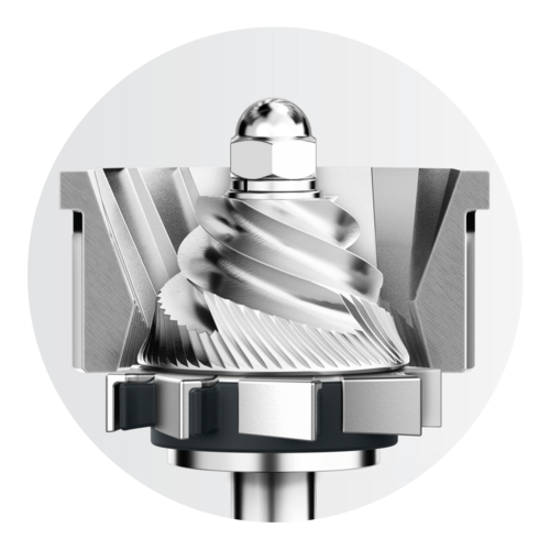 Presise koniske kverner med 30 innstillinger