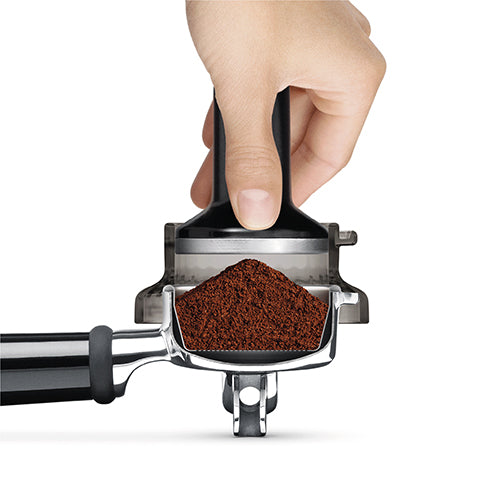 Attach, dose, tamp & detach