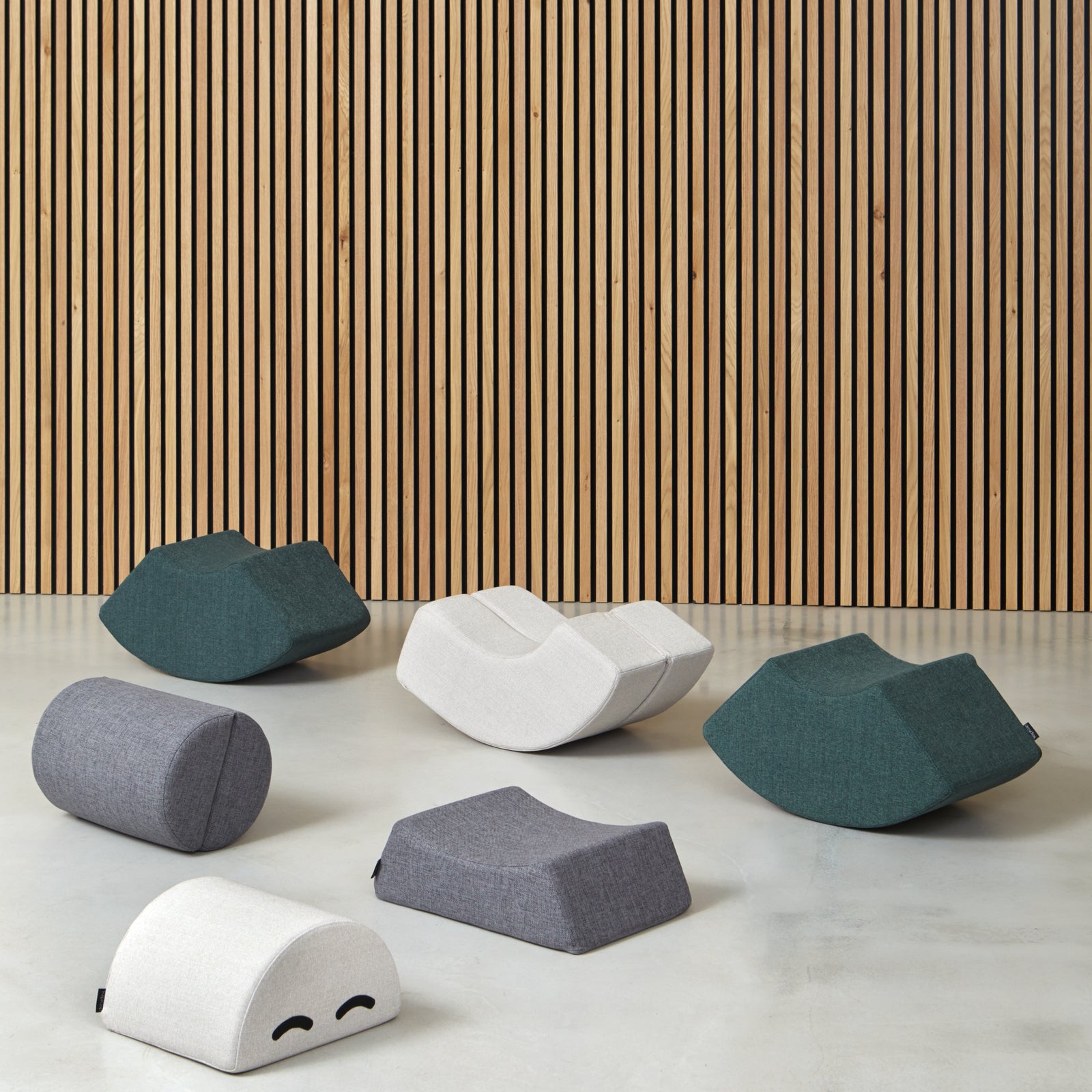 by KlipKlap KK Mrs. Skirt Multi Furniture Blue Grey