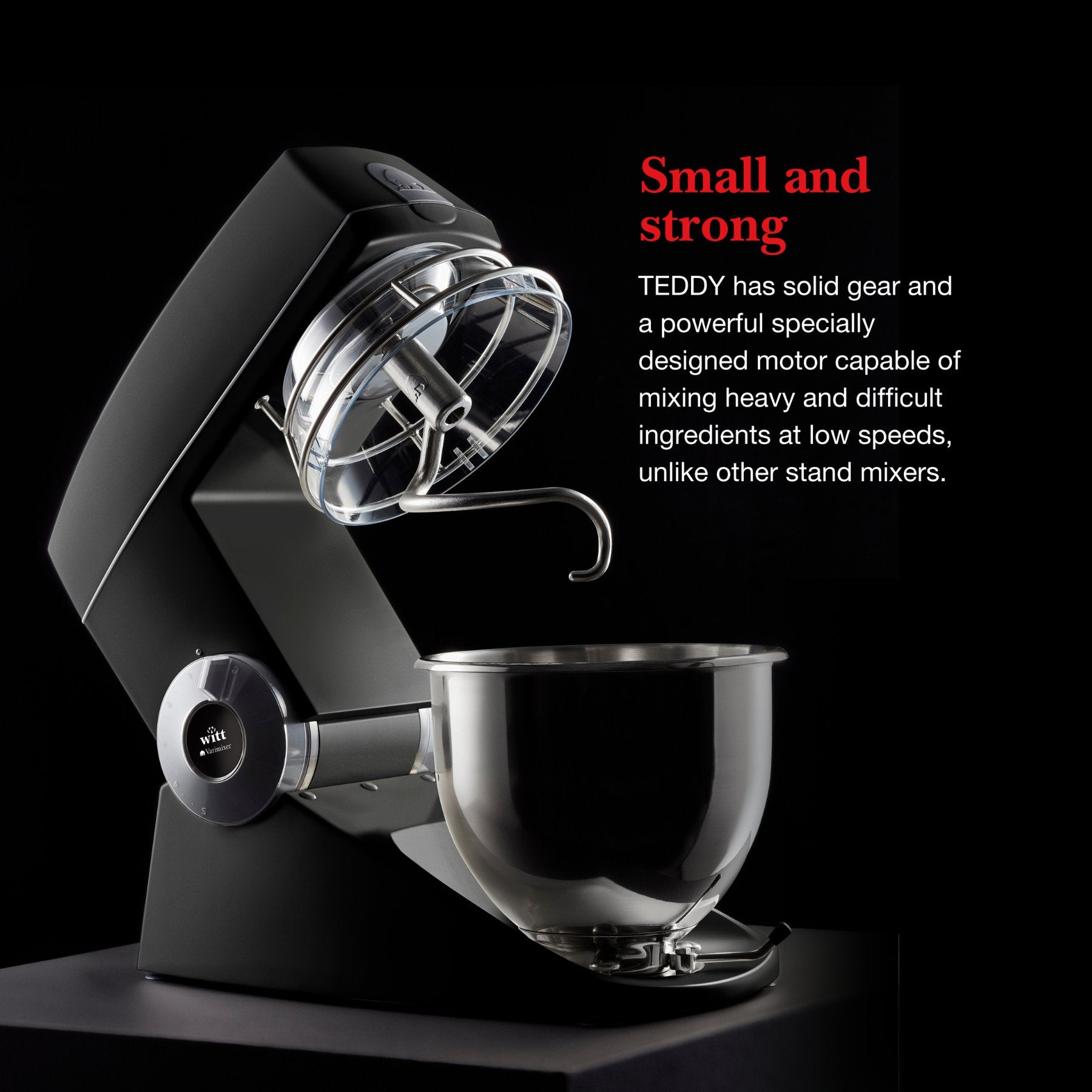 Witt Varimixer TEDDY Stand mixer Matte Black