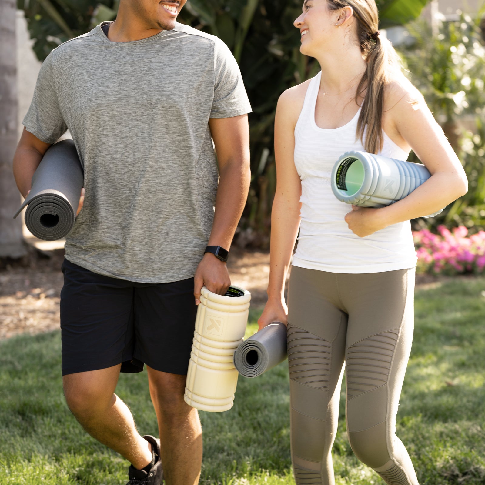 Trigger Point Therapy GRID Recycled Foamroller Grey