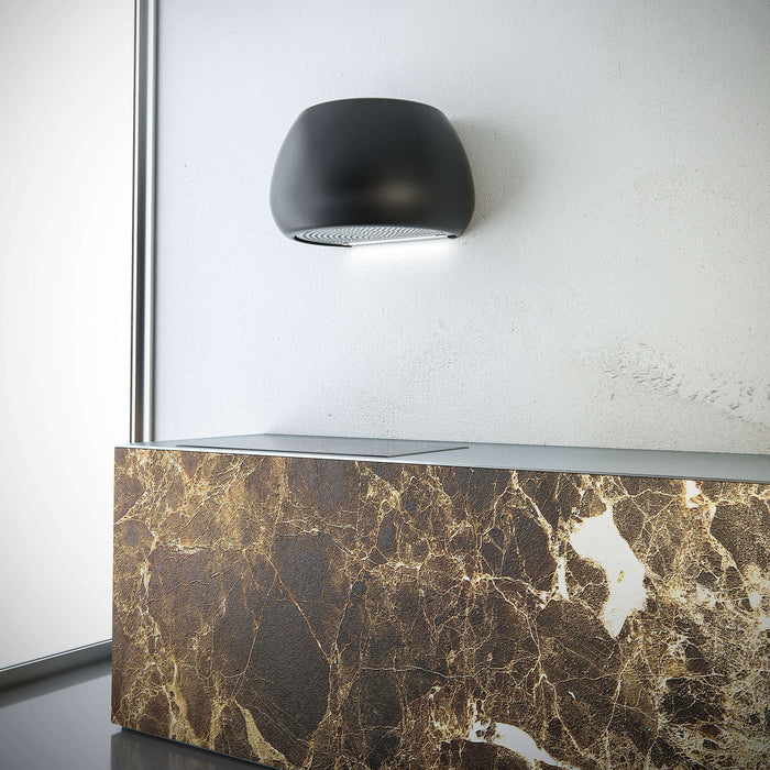 Witt Chubby Matte black-2 Wall hanging hood Matte Black