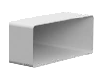 Witt IT208 Flat kanal L.120mm - 220x90mm Hvit
