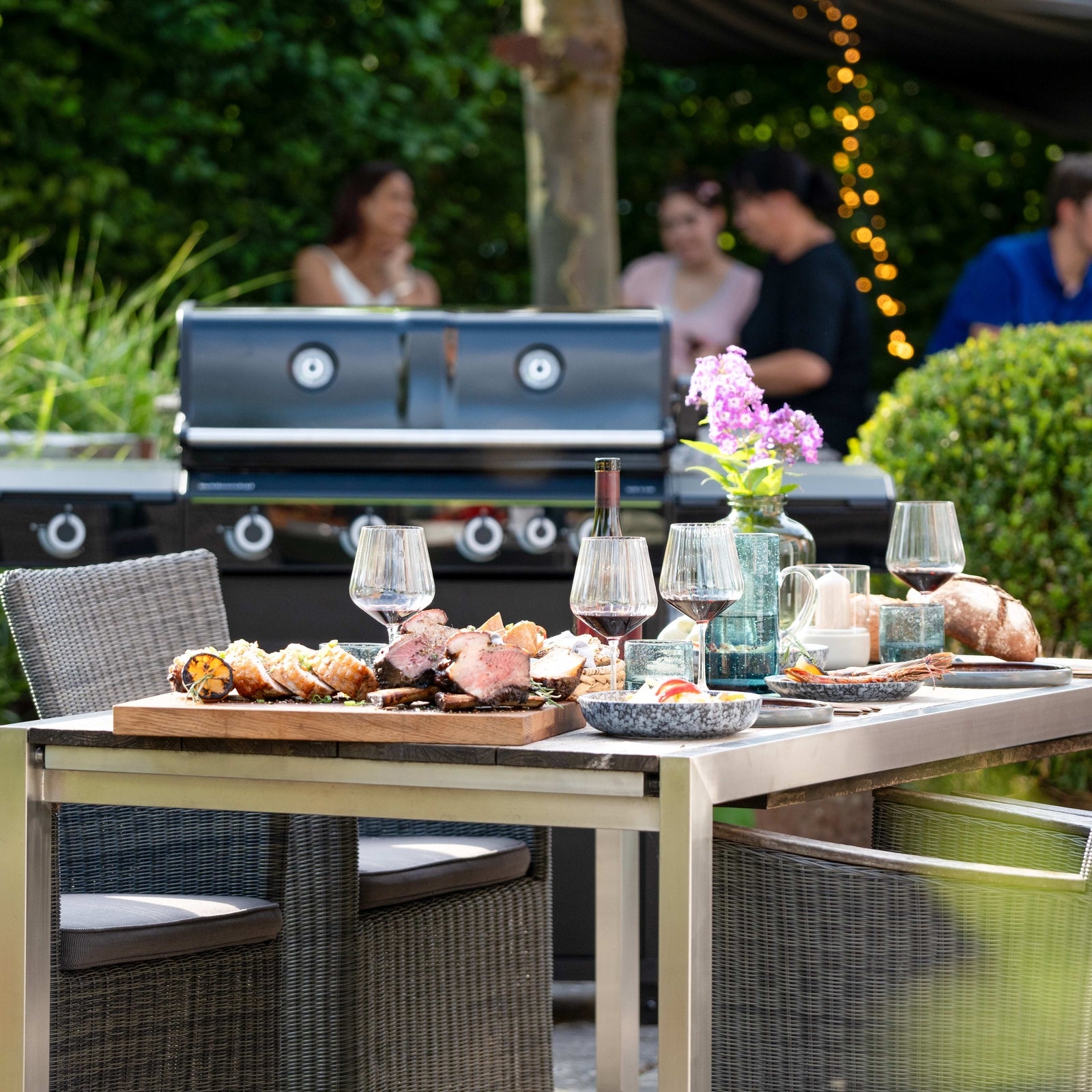 Outdoorchef BBQ STATION HEAT X-545 30MBAR Gas BBQ Black