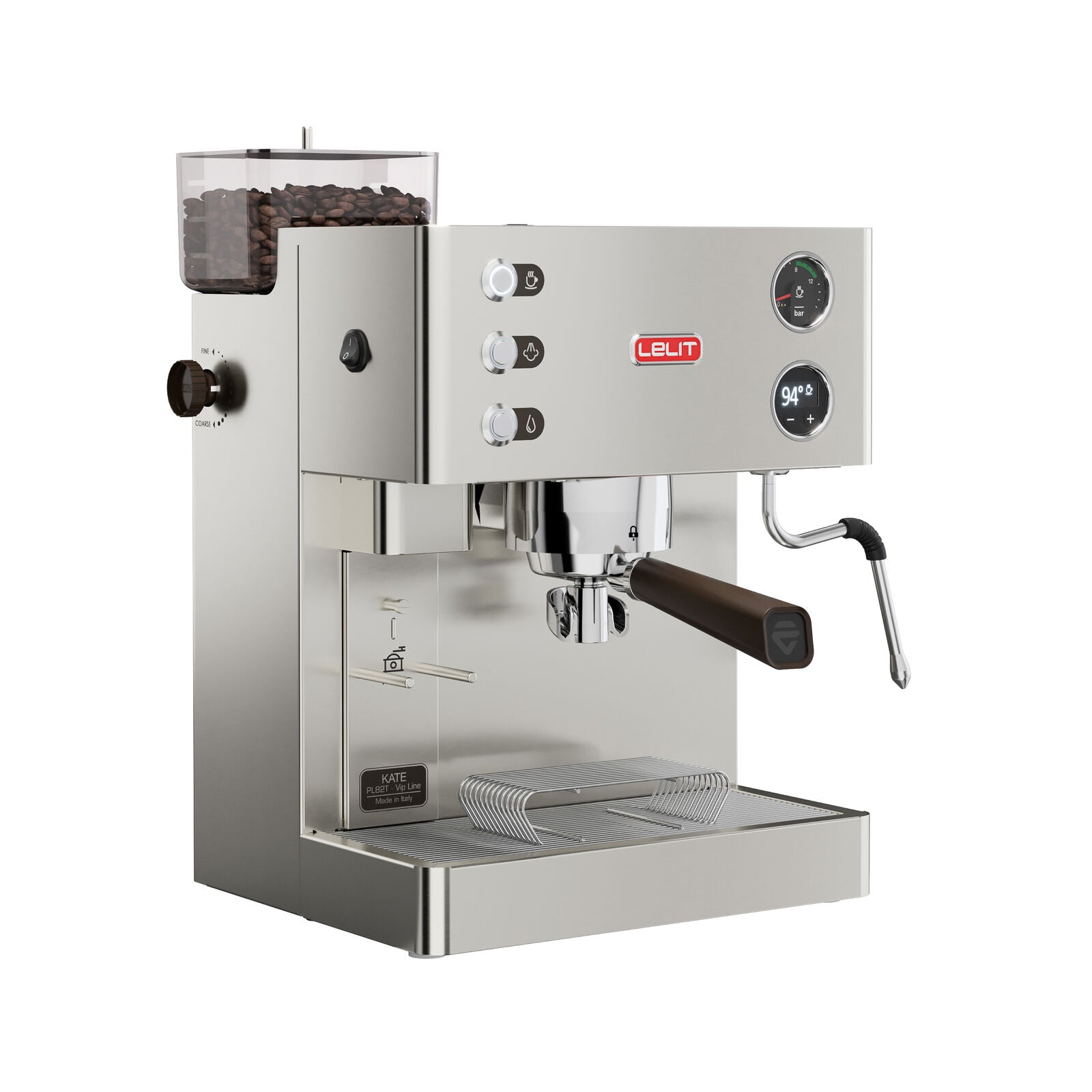 Lelit Kate - PL82T Espressomaskine Børstet Rustfrit Stål