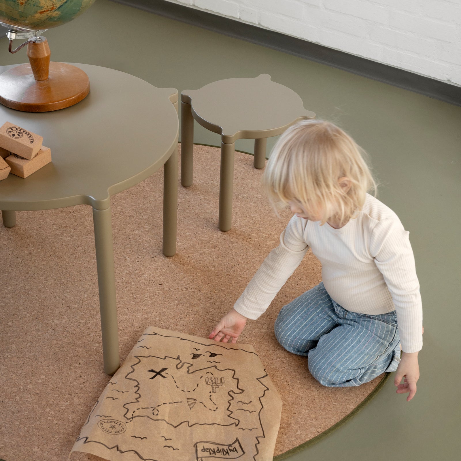 By KlipKlap Stacking Table Taupe