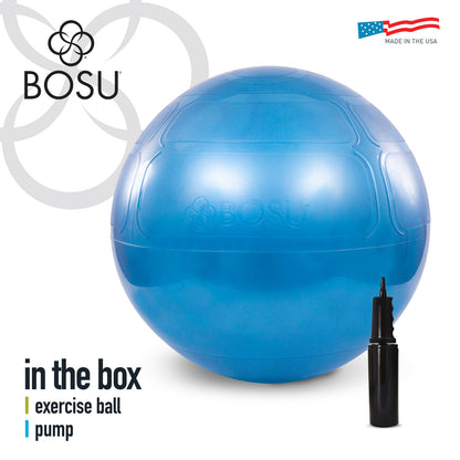 BOSU Træningsbold Fitnessbold Blå 55 cm Fitnessbold Blå