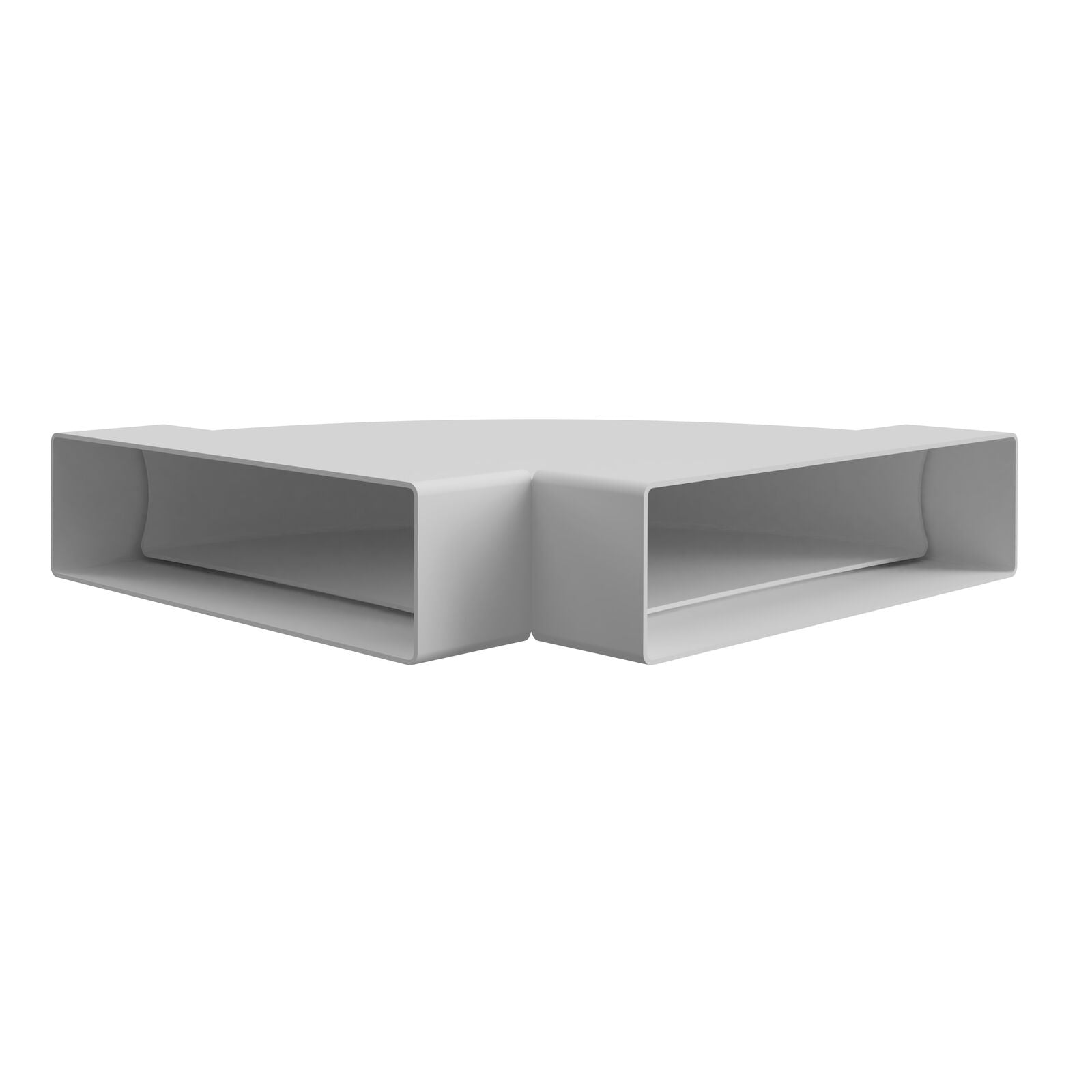 Witt IT102 90° Horizontal bend, 220x55mm White