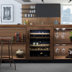 Witt WCU6082-2BG Tabletop wine cabinet Black