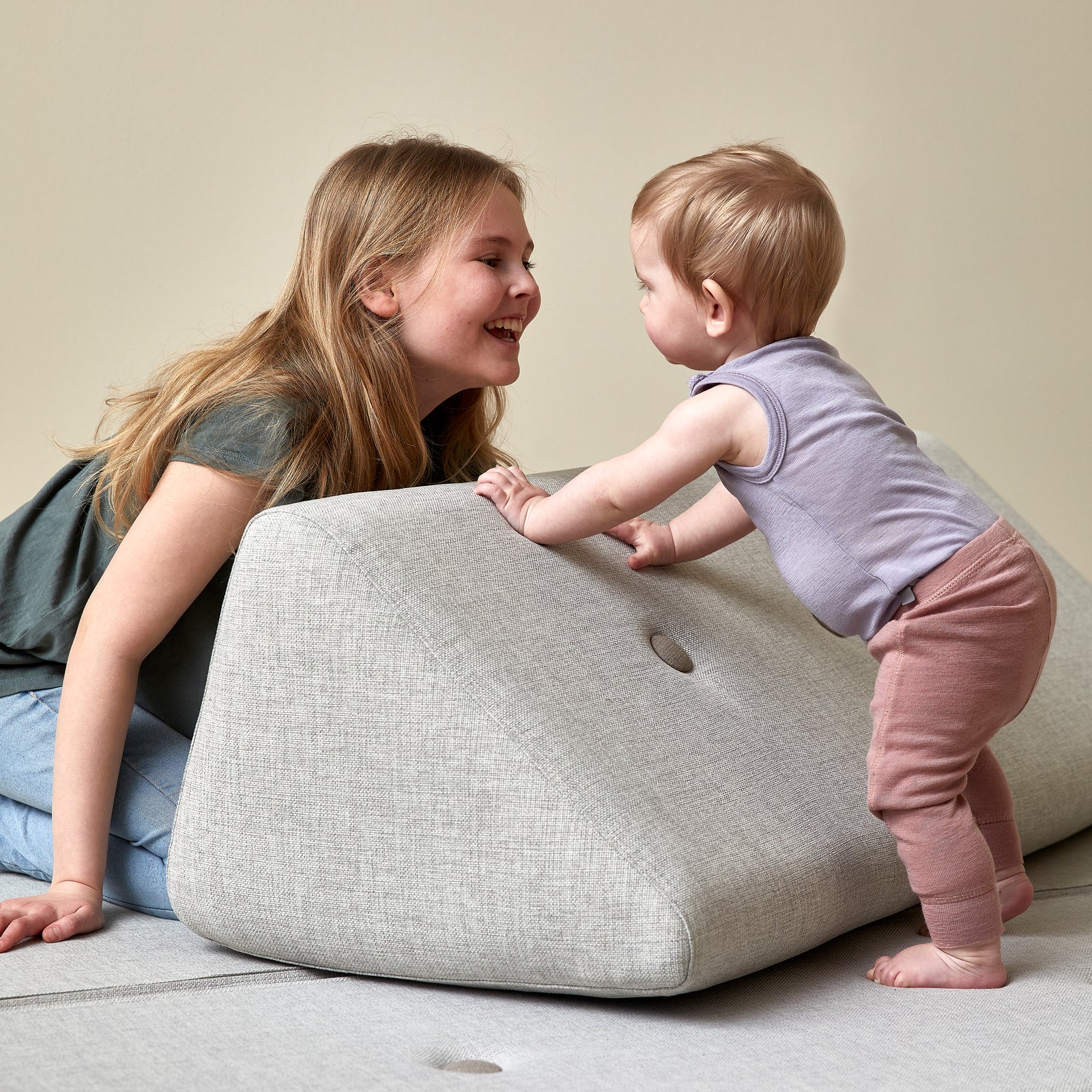 By KlipKlap KK Backrest Long Beige w. Sand