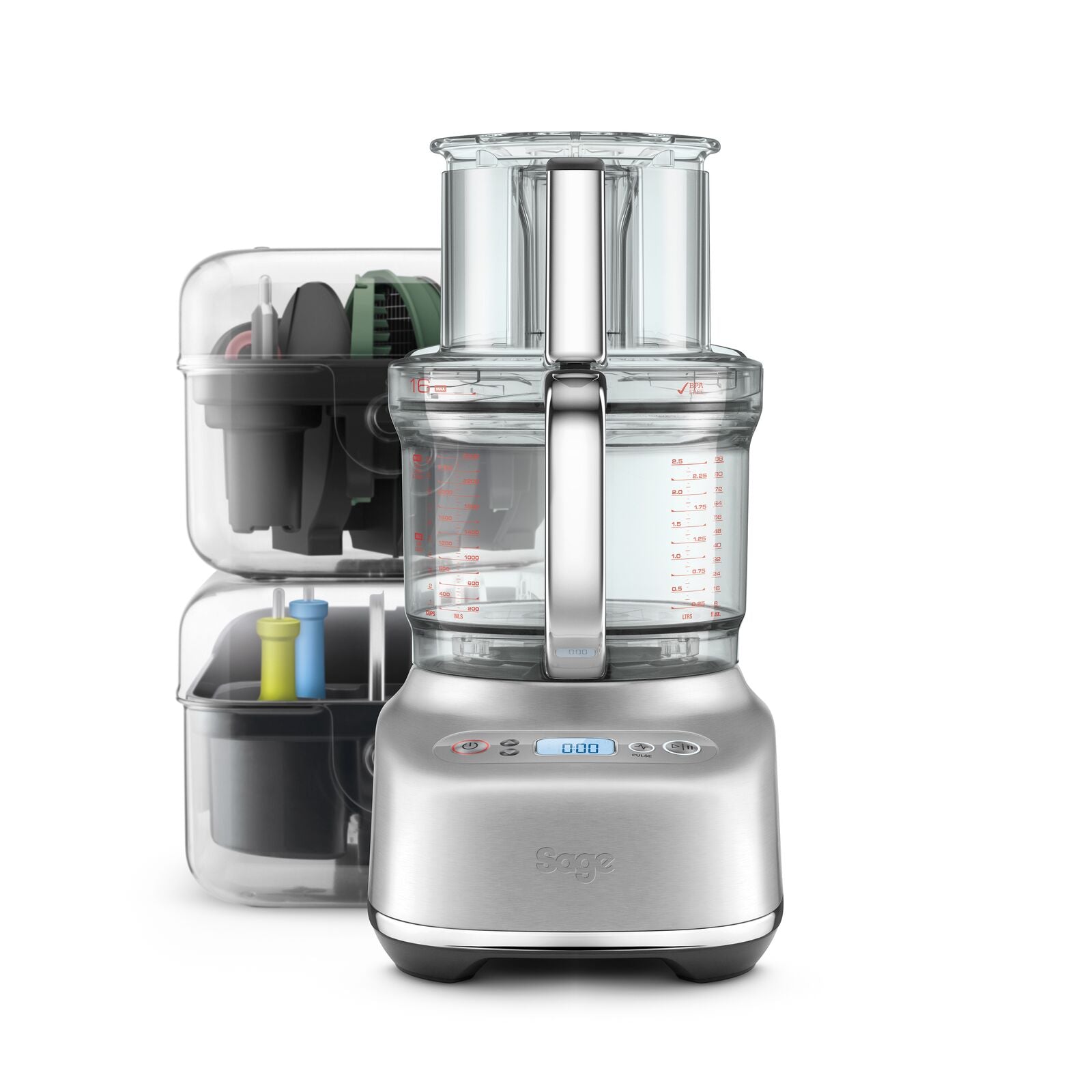 Sage SFP 838 BSS Food processor Brushed Stainless Steel